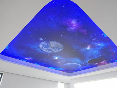 Option 3: trần sao led hắt viền ( Biệt thự Thanh Đoàn - Đồng tháp )