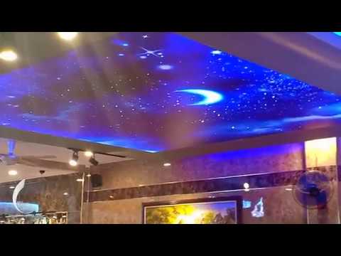 Trần sao nhân tạo quán cafe Night Star