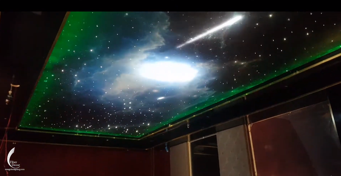 Trang Trí Sợi Quang - Đơn vị thi công trần sao uy tín