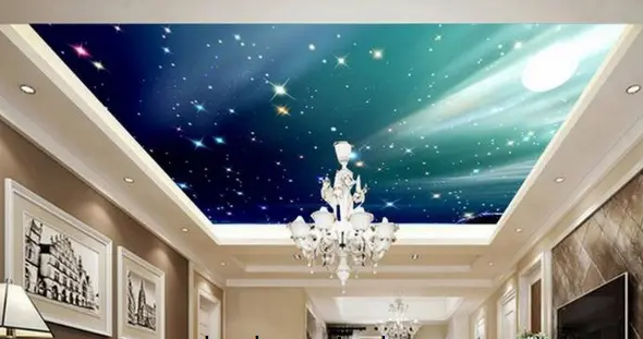 Trần sao 3D hoặc thạch cao