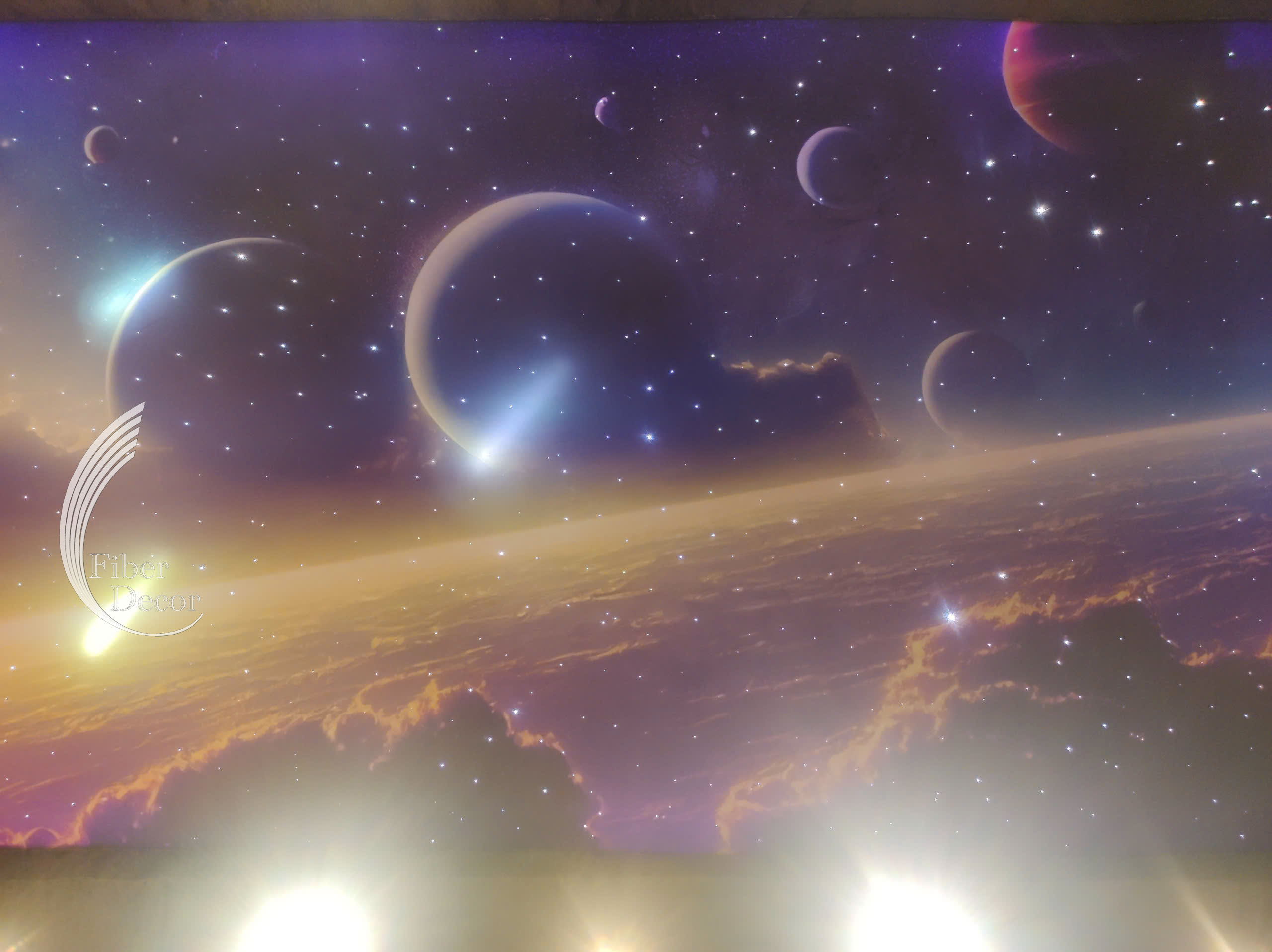 Trần sao với hiệu ứng sao băng